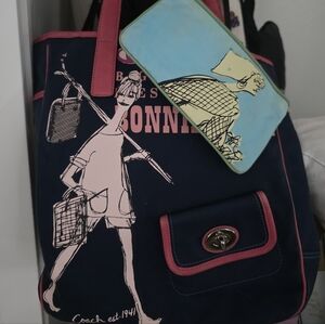 Coach Bonnie Cashin Bundle With Tote and Wristlet - Highly Collectible